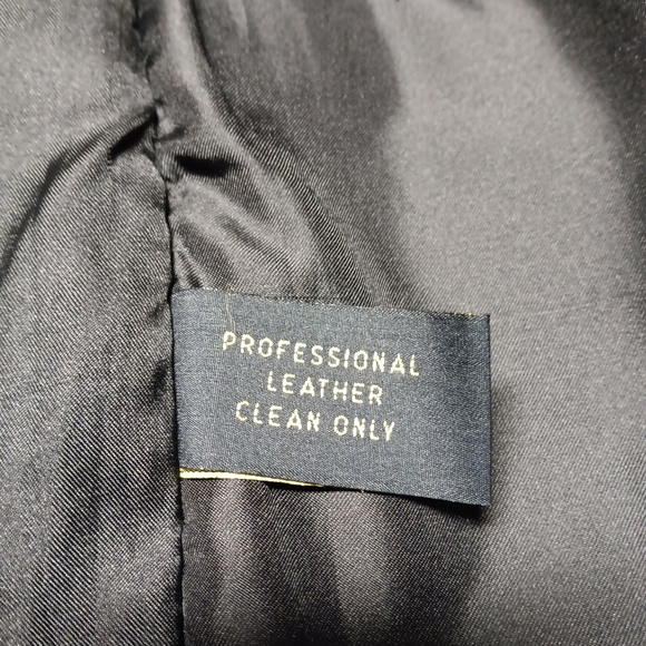 🖤PHASE 2 MEN'S SIZE SMALL BLACK LEATHER JACKET. - Picture 9 of 10